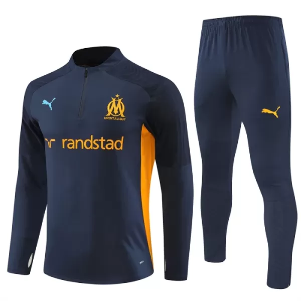 Olympique de Marseille Sudadera De Entrenamiento Hombre Cremallera Cuarto 24/25 Navy