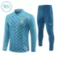 Olympique de Marseille Sudadera De Entrenamiento Niño Cremallera Cuarto 24/25 Azul