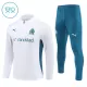 Olympique de Marseille Sudadera De Entrenamiento Niño Cremallera Cuarto 24/25 Blanca