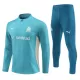 Olympique de Marseille Teal Sudadera De Entrenamiento Hombre Cremallera Cuarto 24/25