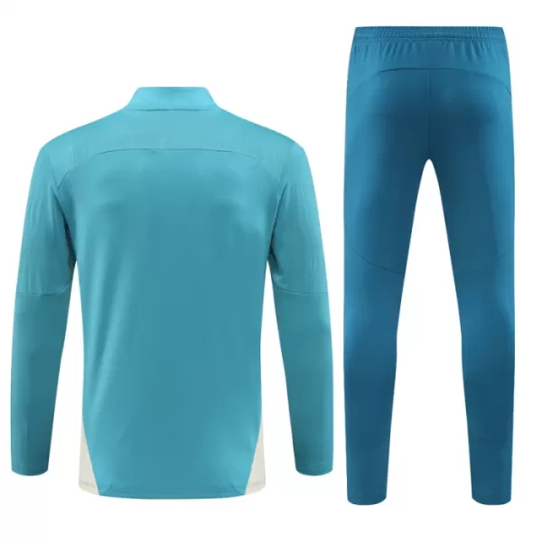 Olympique de Marseille Teal Sudadera De Entrenamiento Hombre Cremallera Cuarto 24/25