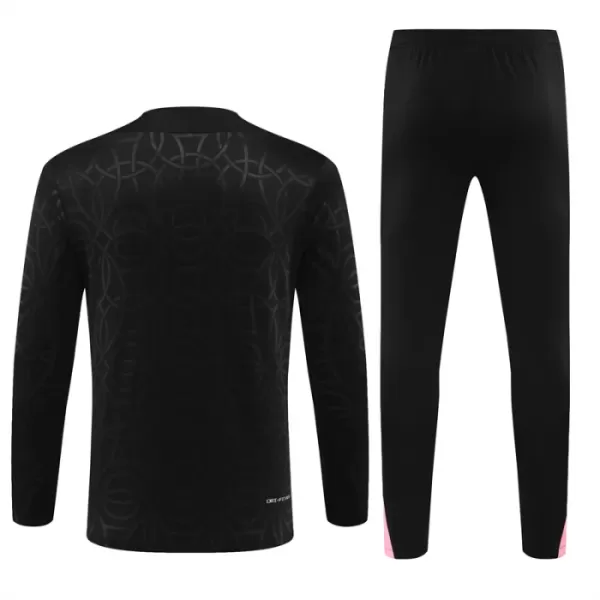 Paris Saint-Germain Sudadera De Entrenamiento Hombre Cremallera Cuarto 24/25 Negra