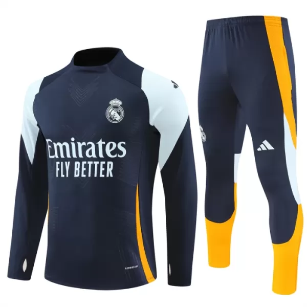 Real Madrid Sudadera De Entrenamiento Hombre Cremallera Cuarto 24/25 Navy