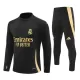 Real Madrid Sudadera De Entrenamiento Hombre Cremallera Cuarto 24/25 Negra