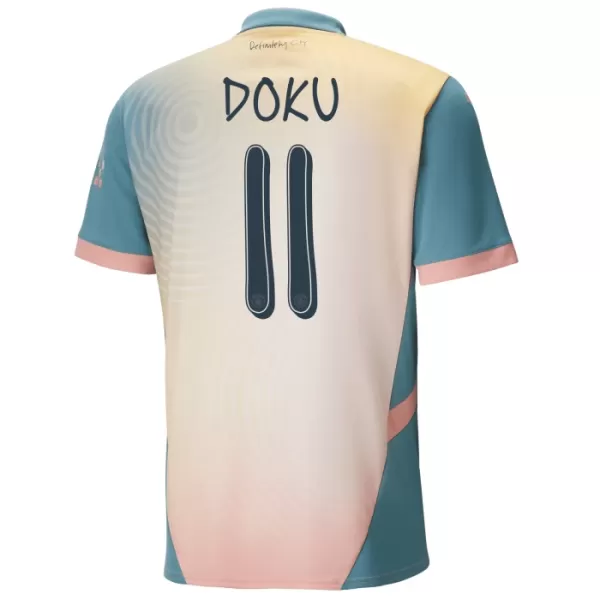 Camiseta Manchester City Doku 11 Cuarta Hombre 24/25