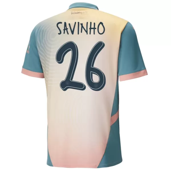 Camiseta Manchester City Savinho 26 Cuarta Hombre 24/25