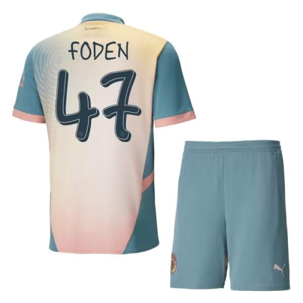 Conjunto Manchester City Foden 47 Cuarta Niño 24/25