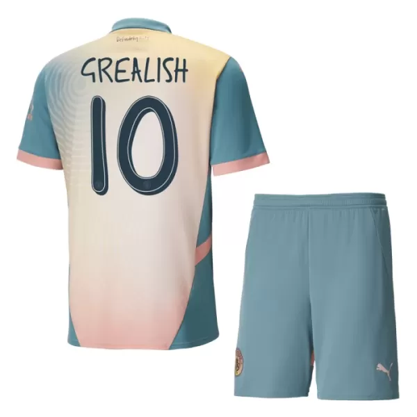 Conjunto Manchester City Grealish 10 Cuarta Niño 24/25