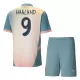 Conjunto Manchester City Haaland 9 Cuarta Niño 24/25