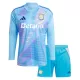 Conjunto Portero Aston Villa Niño 24/25 Azul Manga Larga