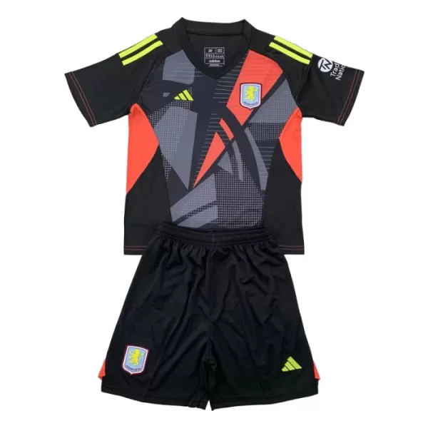 Conjunto Portero Aston Villa Niño 24/25 Negra