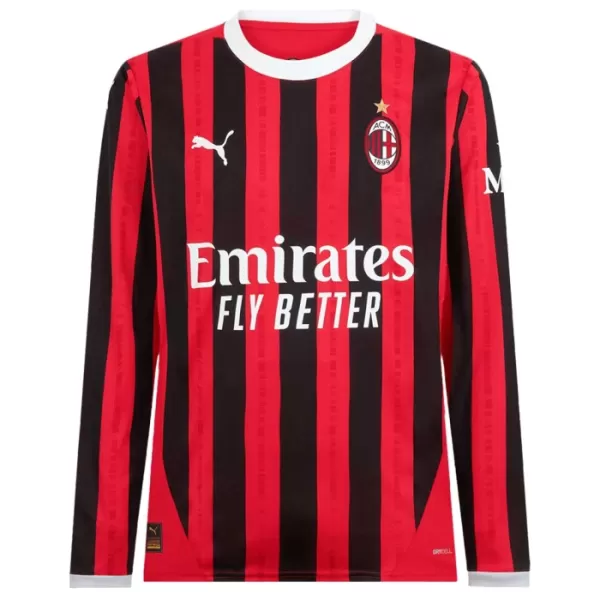 Camiseta Manga Larga AC Milan Hombre Primera 24/25