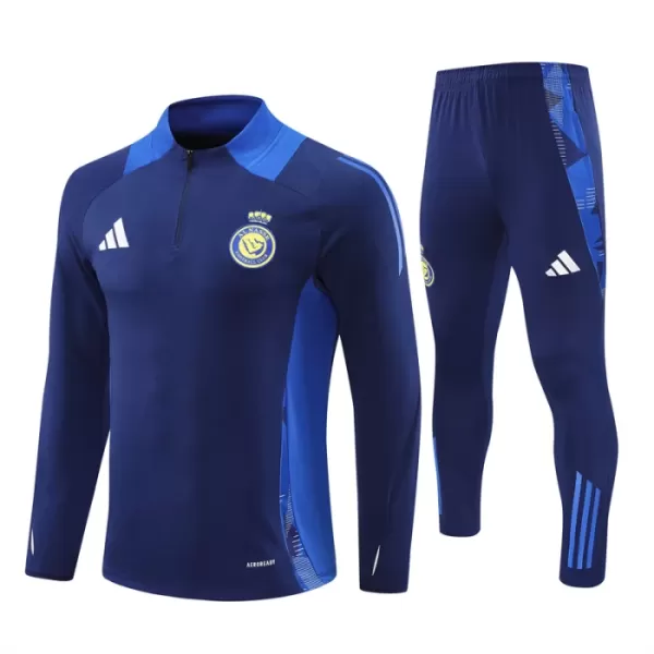 Al Nassr Sudadera De Entrenamiento Hombre Cremallera Cuarto 24/25 Azul