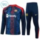 Barcelona Sudadera De Entrenamiento Niño Cremallera Cuarto 24/25 Navy