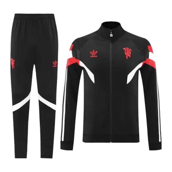 Manchester United Conjunto De Chaqueta De Entrenamiento Hombre 24/25 Negra