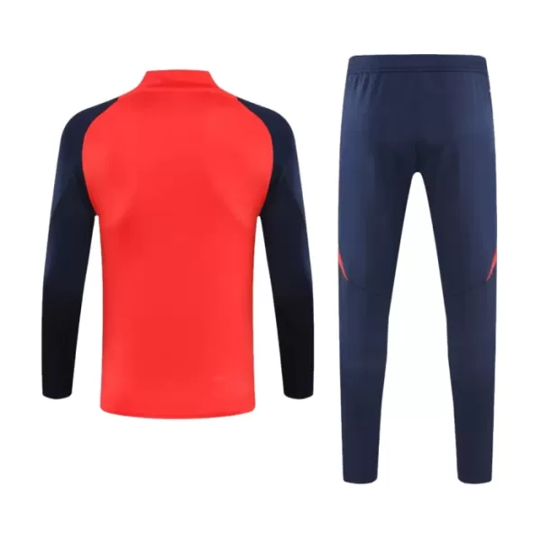 Manchester United Sudadera De Entrenamiento Hombre Cremallera Cuarto 24/25 Roja