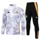 Real Madrid Dragon Conjunto De Chaqueta De Entrenamiento Hombre 24/25 Blanca