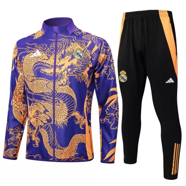 Real Madrid Dragon Conjunto De Chaqueta De Entrenamiento Hombre 24/25 Púrpura