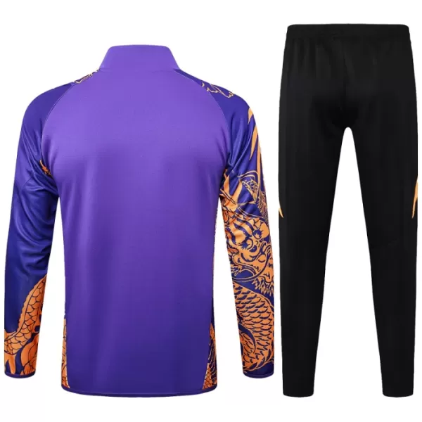 Real Madrid Dragon Conjunto De Chaqueta De Entrenamiento Hombre 24/25 Púrpura