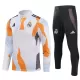 Real Madrid Sudadera De Entrenamiento Hombre Cremallera Cuarto 24/25 Blanca