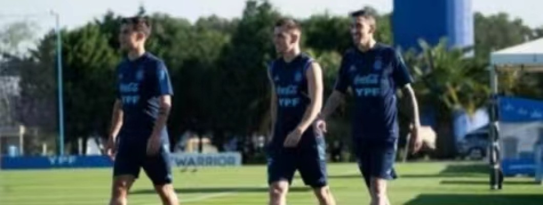 Di María publica fotos del entrenamiento de la selección nacional mientras el equipo desafía a Brasil y Uruguay